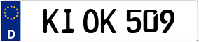 Truck License Plate